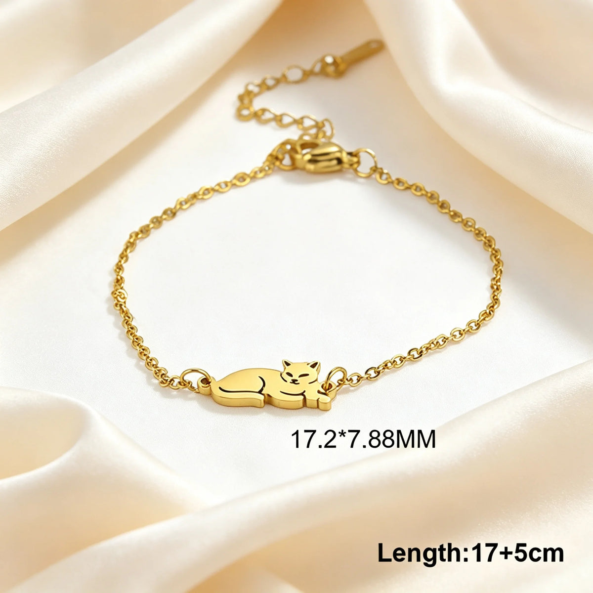 Cute Dachshund Dog Stainless Steel Bracelet