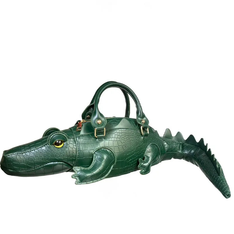 New Trendy Crocodile Shape Handbag