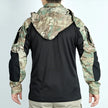 Outdoor Uniform Tactical Suits Wear Resistant T-Shirt Hood Pants