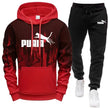 Hooded Sweatshirt and Sweatpants Outdoor Sports Jogger