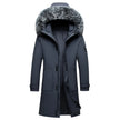 Autumn Winter Long Men Windproof Down Jacket Coats
