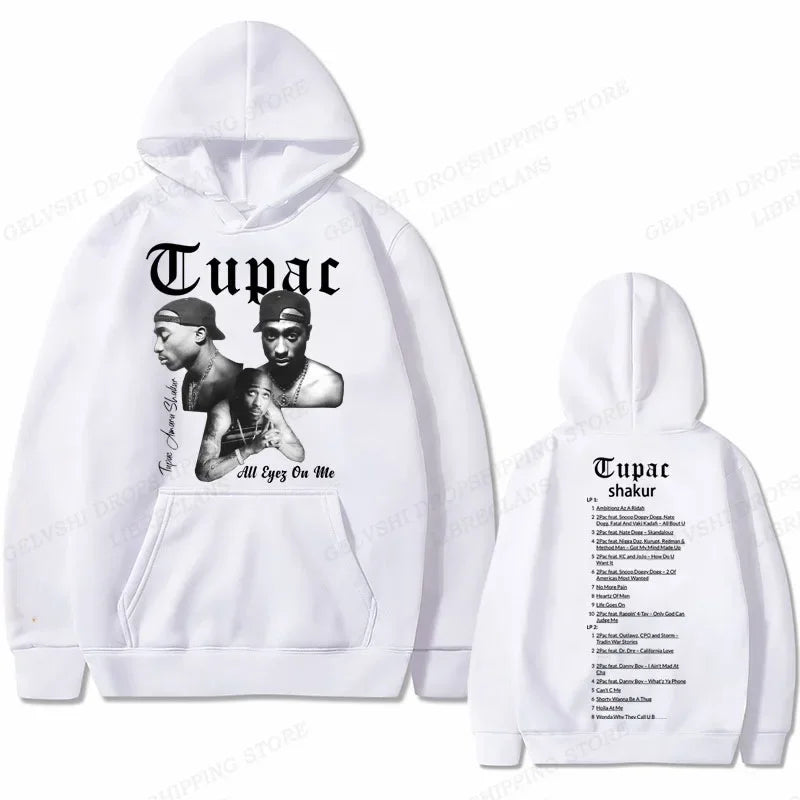 Tupac 2pac Graphic Hoodie Men Fashion