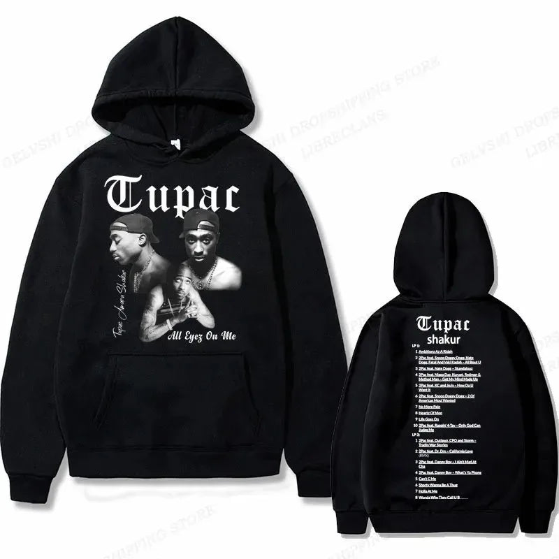 Tupac 2pac Graphic Hoodie Men Fashion