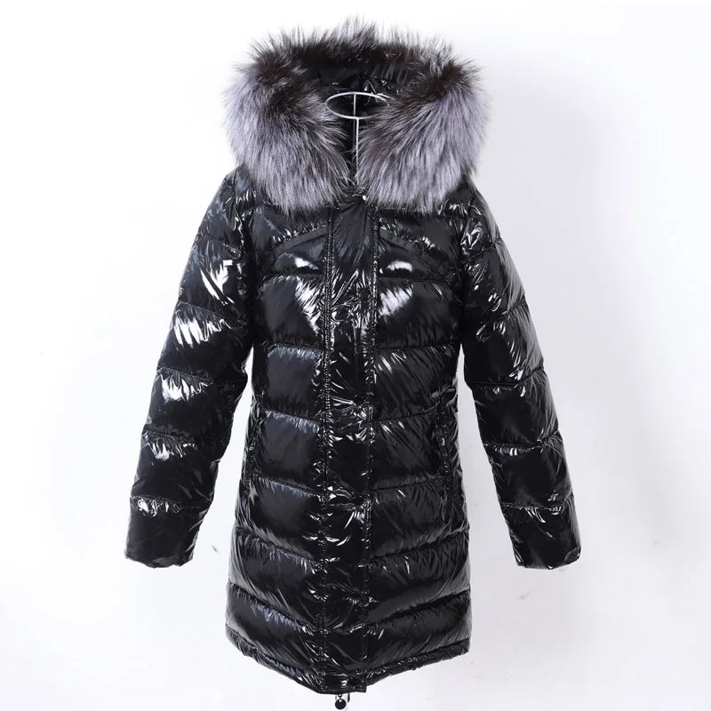 Maomaokong Winter waterproof Jacket Real White Duck