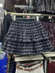 Y2k Cute Ruffled Plaid Skirt Punk Rock Subculture