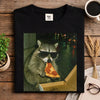 Plus Size- Single-sided Printed Round Neck Short-sleeve