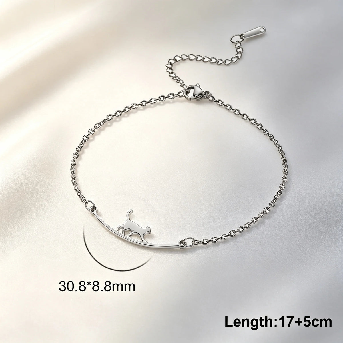 Cute Dachshund Dog Stainless Steel Bracelet