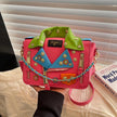 Jacket Collar Shaped Crossbody Shoulder Bag