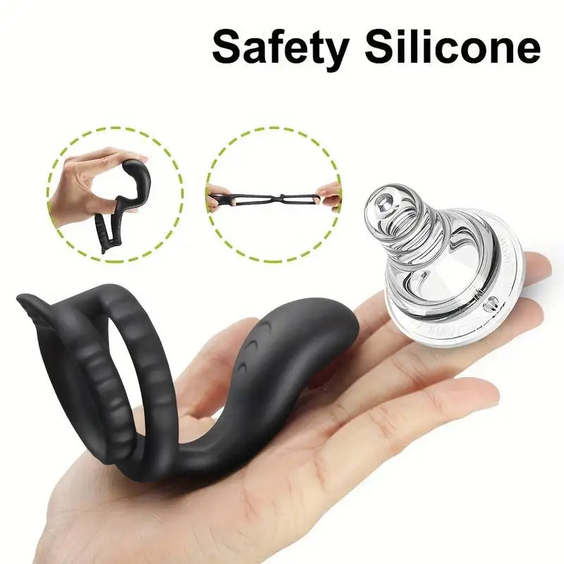 Multifrequency vibration Penis Ring Vibrator for men