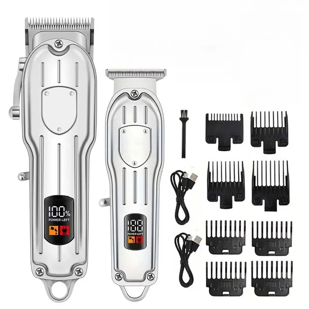 Hair Clippers Professional Barber Clippers and Trimmers Set
