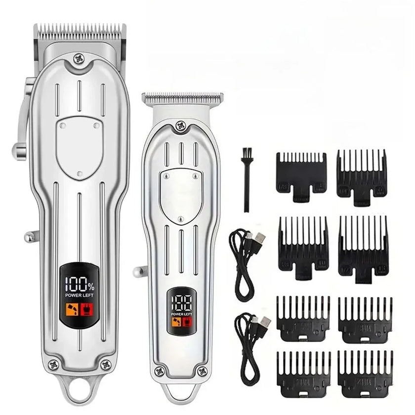 Hair Clippers Professional Barber Clippers and Trimmers Set