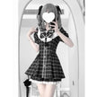 Y2k Aesthetic Lolita Style Bow Dress Shorts Set