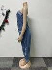 Wmstar Women's Jumpsuits One Piece Outfits Solid Casual Off Shoulder Summer Sexy Playsuits Overalls Wholesale Dropshipping 2024 - IM PERKY Boutique
