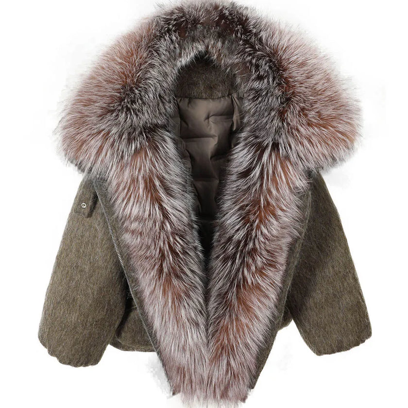 2026 MAOMAOKONG White Duck Down Jacket Winter Women