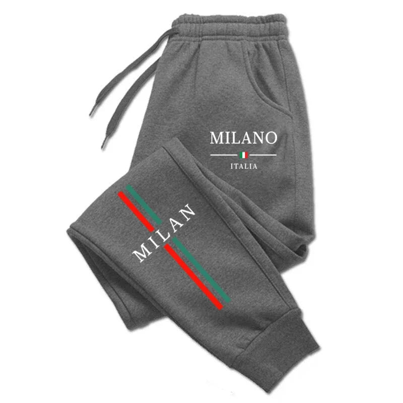 2025 Hot Sale Milan City Printed Jogger Pants Men Women