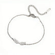 Lucktune Angel Wing Pendant Bracelet for Women Stainless Steel