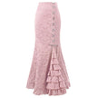 Vintage Gothic Long Skirts Women Punk