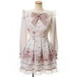 Y2k Aesthetic Lolita Style Bow Dress Shorts Set