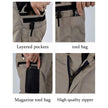 Wear Resistant Work Pant Man Multi-pocket Straight Cargo