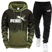 Hooded Sweatshirt and Sweatpants Outdoor Sports Jogger