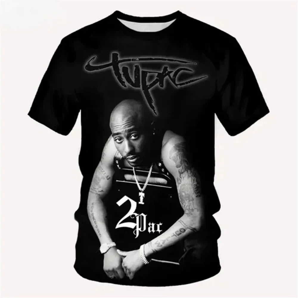 New T-Shirt Harajuku Men T-Shirt Fashion 2pac