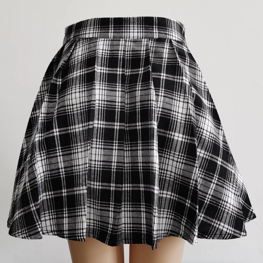 Gothic Sweet Women Pleated Skirt Fashion
