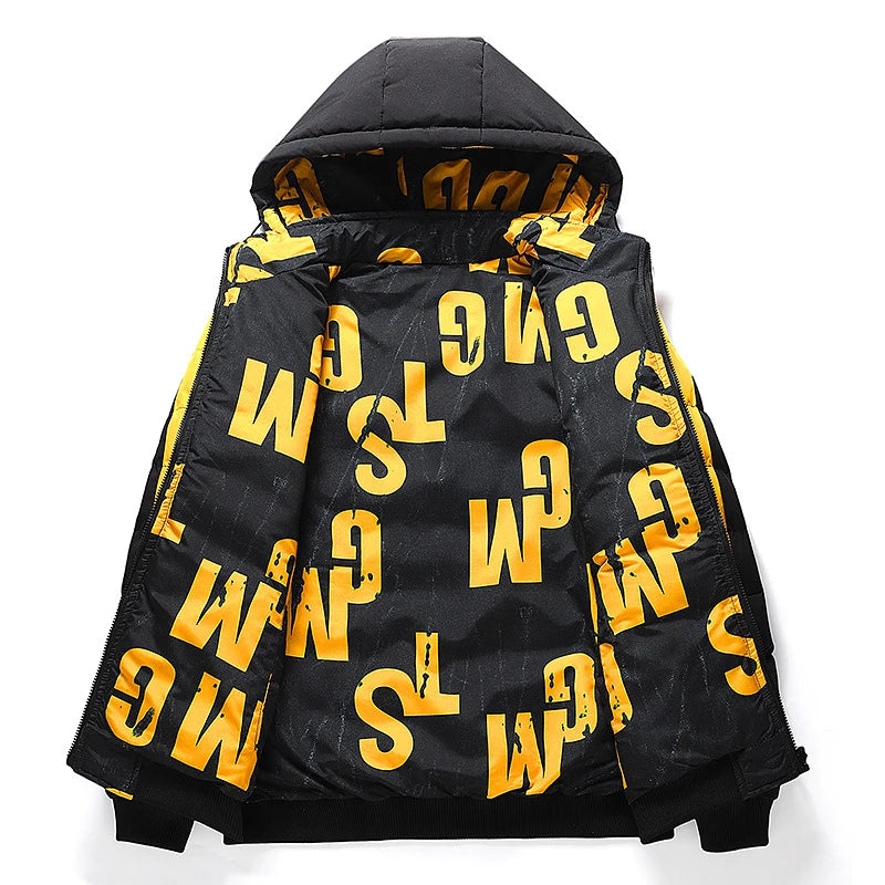 DIMUSI Winter Men Padding Jacket Fashion
