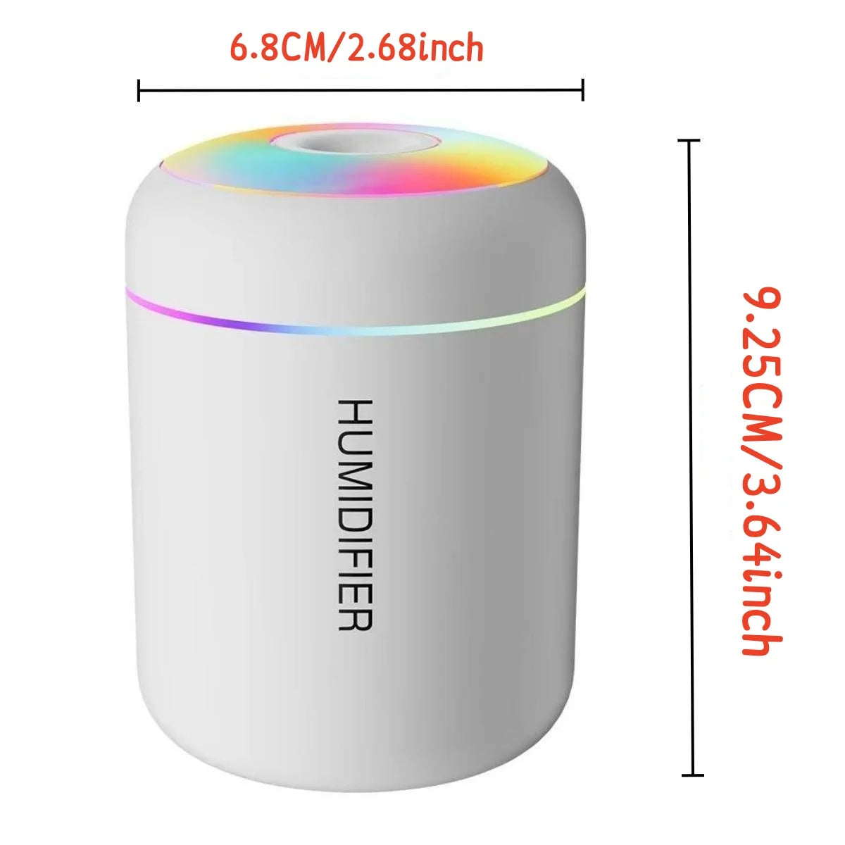 180ML Mini Air Humidifier USB Electric Aroma Diffuser Essential Oil Purifier
