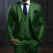 Plaid Men's suit 3 piece Suit Formal Business Work Clothes