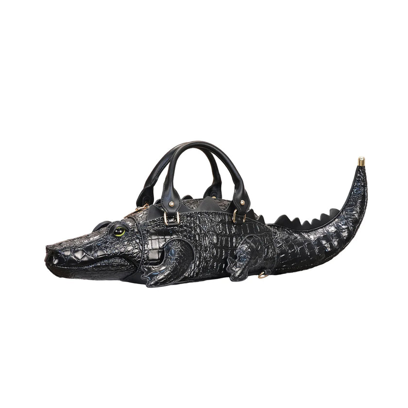 New Trendy Crocodile Shape Handbag