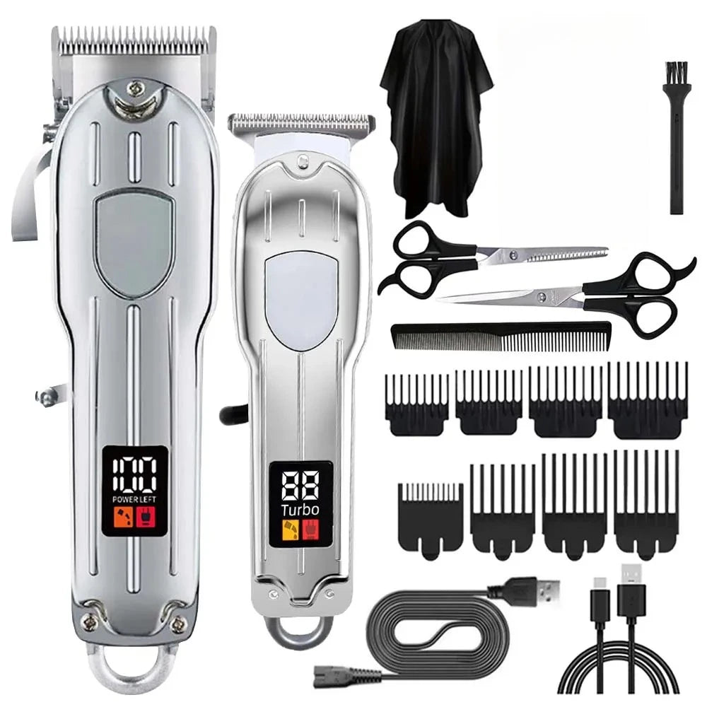 Hair Clippers Professional Barber Clippers and Trimmers Set