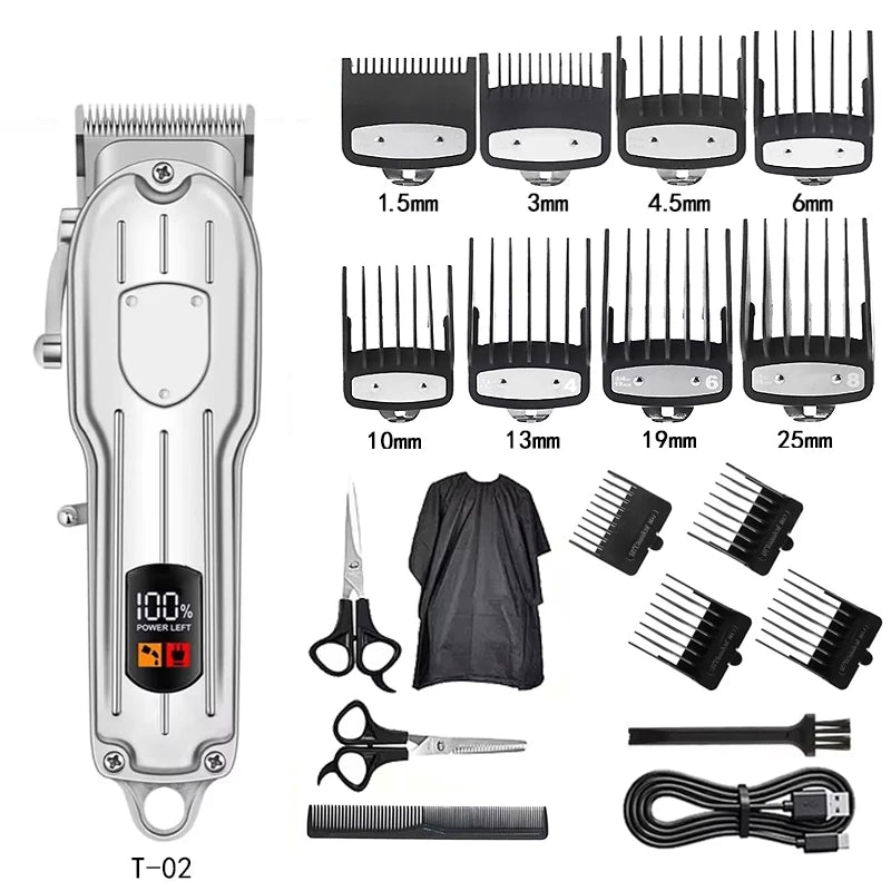Hair Clippers Professional Barber Clippers and Trimmers Set