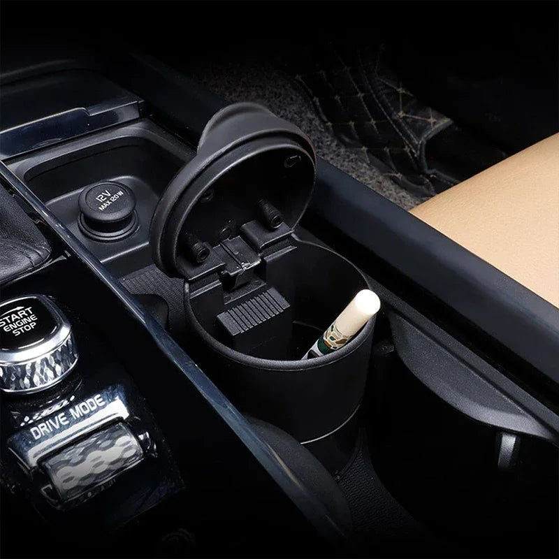 Portable Car LED Ashtray Cigarette Ash Holders Cup Interior 7x7x11cm