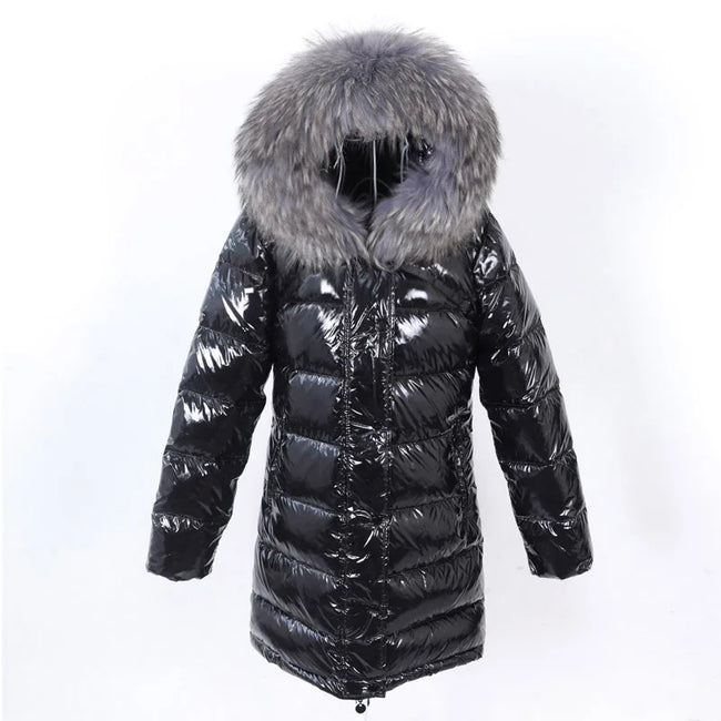 Maomaokong Winter waterproof Jacket Real White Duck
