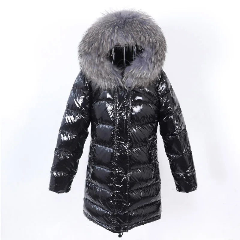 Maomaokong Winter waterproof Jacket Real White Duck
