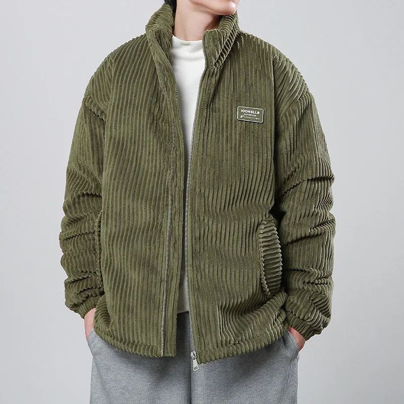 Corduroy Men's Parkas High-end Design