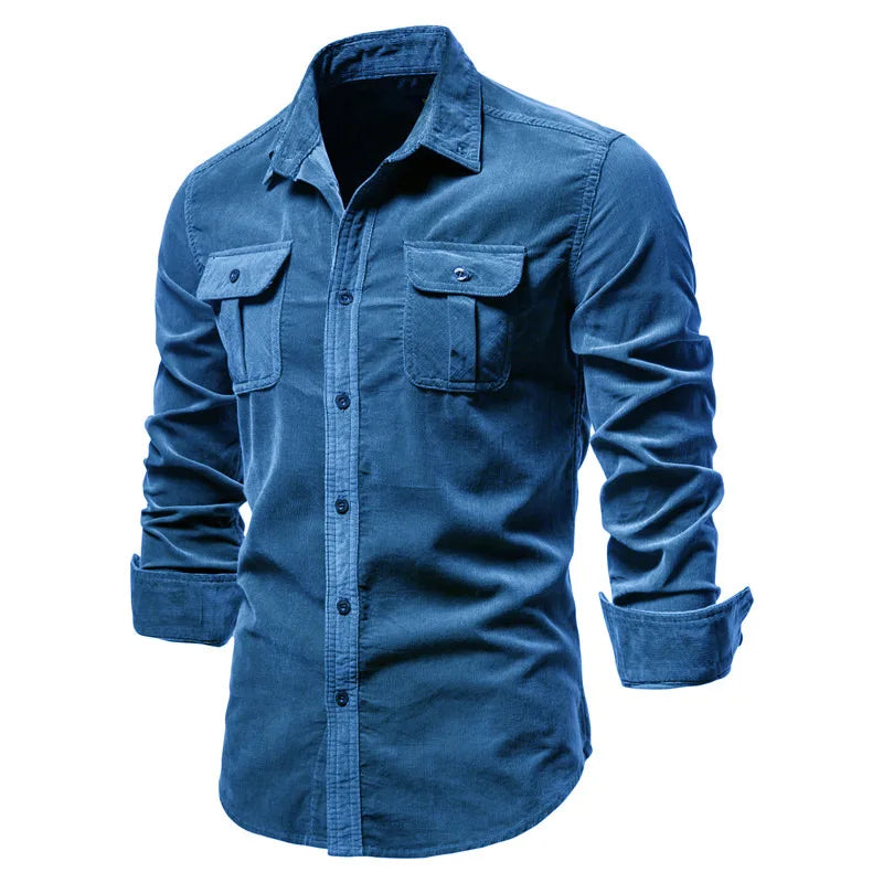 2021 New Single Breasted 100% Cotton Men's