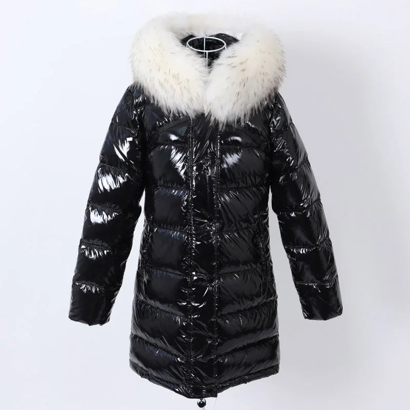 Maomaokong Winter waterproof Jacket Real White Duck