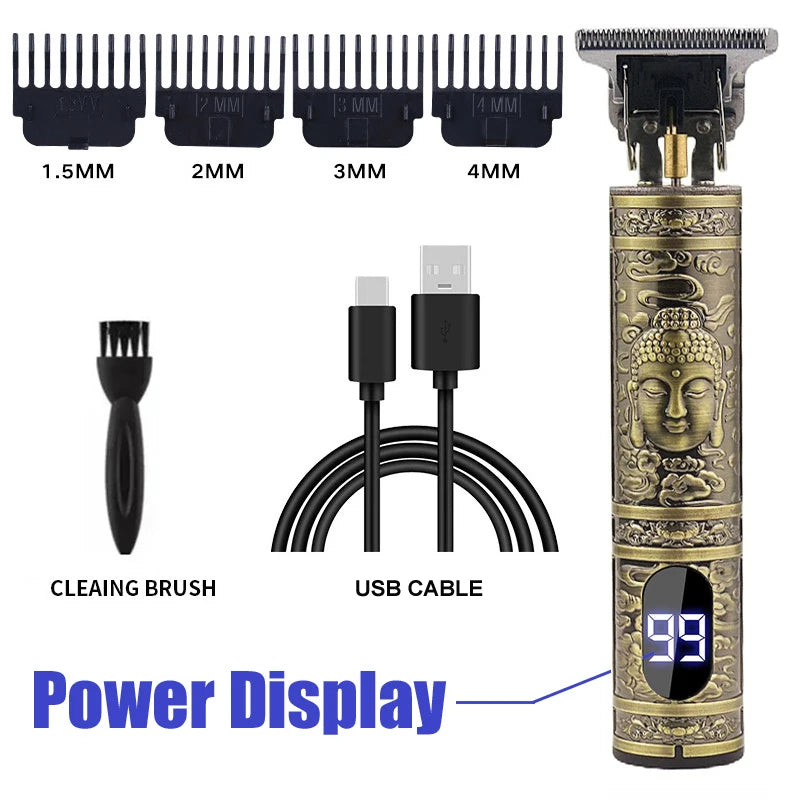 Cordless Mens Hair Trimmer Hair Clippers For Men