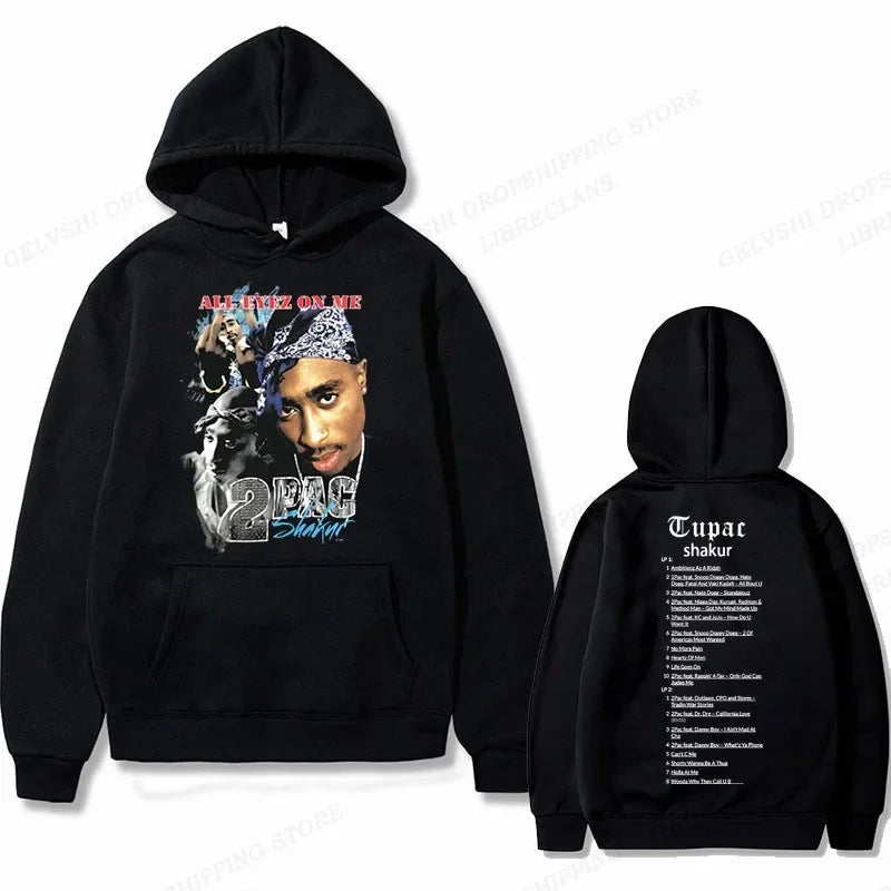 Tupac 2pac Graphic Hoodie Men Fashion