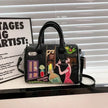 European and American embroidered Handbag