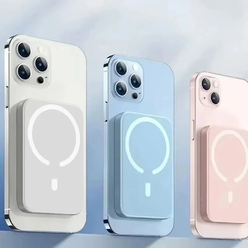 50000mAh Magnetic Power Bank Wireless PD 22.5W Fast Charger iPhone 17 16 15 14