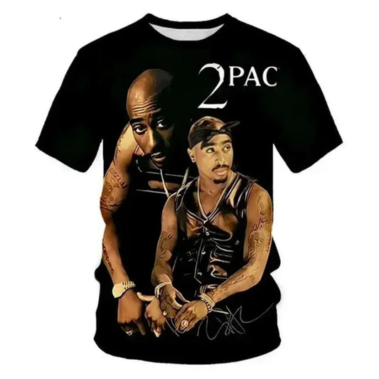 New T-Shirt Harajuku Men T-Shirt Fashion 2pac