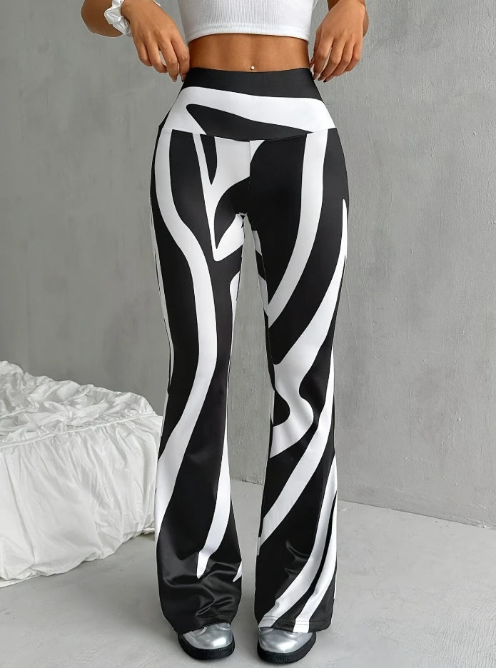 2025 New Fashion Women's Sexy Bell Bottom Pants