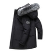 Autumn Winter Long Men Windproof Down Jacket Coats