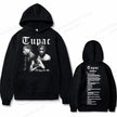 Tupac 2pac Graphic Hoodie Men Fashion