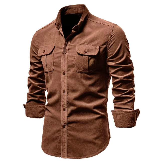 2021 New Single Breasted 100% Cotton Men's