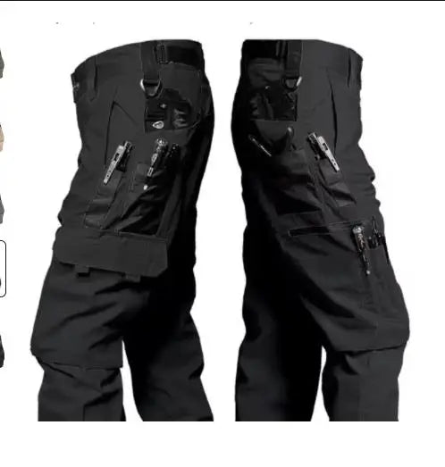 Wear Resistant Work Pant Man Multi-pocket Straight Cargo