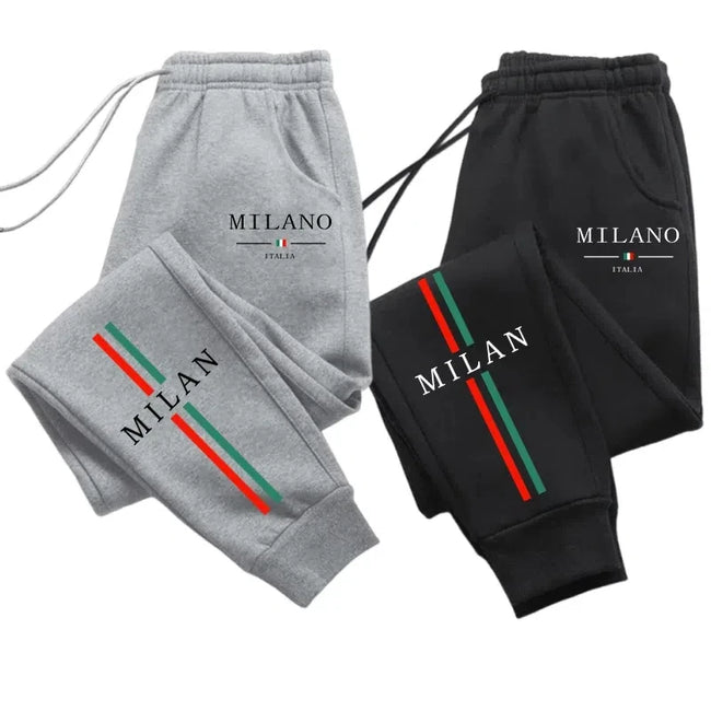 2025 Hot Sale Milan City Printed Jogger Pants Men Women