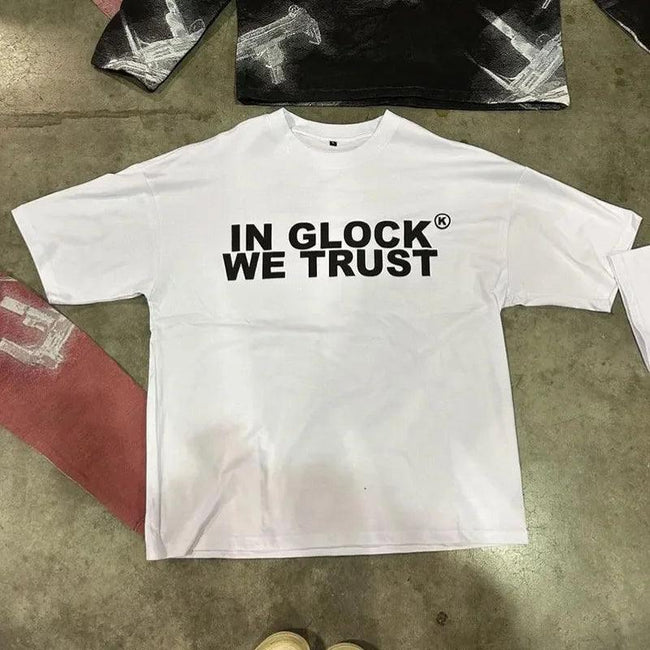 Men T-Shirt 100% Cotton Y2k Streetwear Letter Korean Fashion Print Gothic Harajuku Vintage Tops Tees Oversized Aesthetic Clothes - IM PERKY Boutique